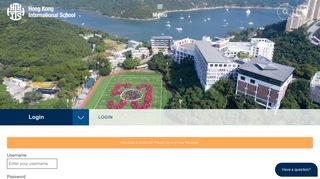 Login - Hong Kong International School