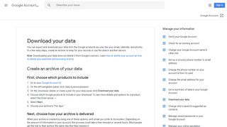 Download your data - Google Account Help - Google Support
