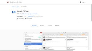 Gmail Offline - Google Chrome