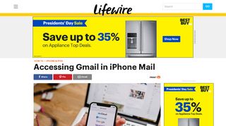 How to Access Gmail in iPhone Mail - Lifewire