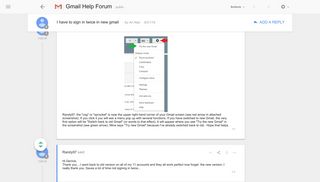 I have to sign in twice in new gmail - Google Product Forums