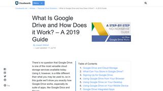 What Is Google Drive and How Does it Work? A 2019 Step-by-Step ...