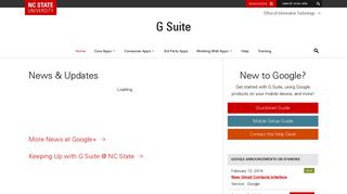 G Suite – Office of Information Technology - NC State University