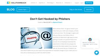 Don't Get Hooked by Phishers - Solutionreach