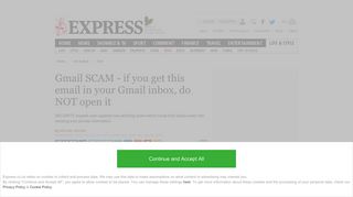Gmail scam - if you get this message in your account, do NOT open it ...