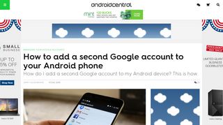 How to add a second Google account to your Android phone | Android ...