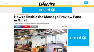 How to Add a Preview Pane to Gmail - Lifewire