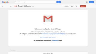 Gmail-Hilfeforum - Google Product Forums