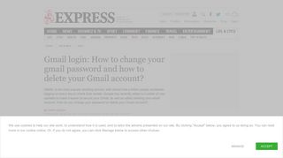 Gmail login: How to change your gmail password and how to delete ...