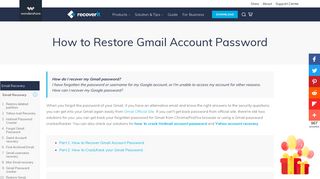 Gmail Account Password Recovery: How to Restore/Crack Your Gmail ...