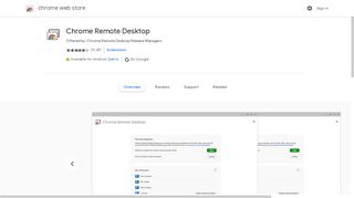 Chrome Remote Desktop - Google Chrome