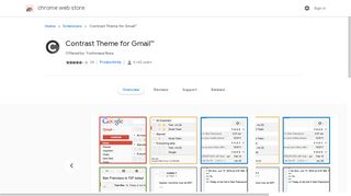 Contrast Theme for Gmail™ - Google Chrome