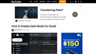 How to Enable Dark Mode for Gmail