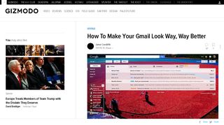 How To Make Your Gmail Look Way, Way Better - Gizmodo
