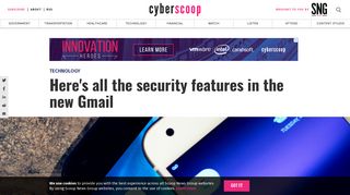 Here's all the security features in the new Gmail - CyberScoop