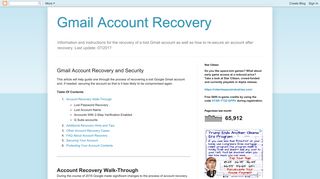 Gmail Account Recovery and Security