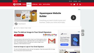 How To Add an Image to Your Gmail Signature - Ccm.net