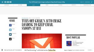 Turn Off Gmail's Auto Image Loading to Keep Email Snoops at Bay ...