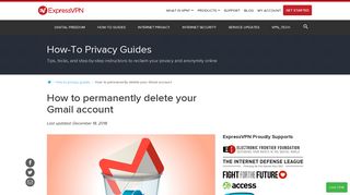 How to Permanently Delete Your Google Gmail Account | ExpressVPN