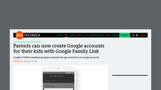 Parents can now create Google accounts for their kids with Google ...