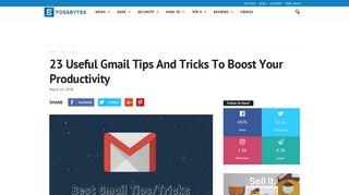 23 Useful Gmail Tips And Tricks To Boost Your Productivity - Fossbytes