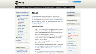 Gmail | Academic Computing and Communications Center - UIC ACCC