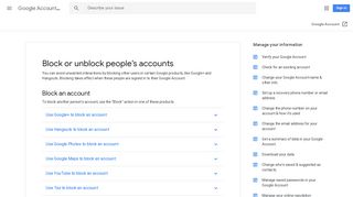 Block or unblock people's accounts - Computer - Google Account Help