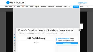 10 useful Gmail settings you'll wish you knew sooner - USA Today
