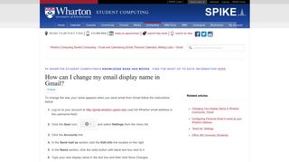 How can I change my email display name in Gmail? – Wharton ...