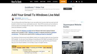 Add Your Gmail To Windows Live Mail - How-To Geek