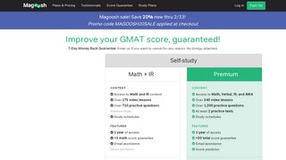 Magoosh | GMAT Plans