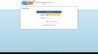 Please login - GMAT Pill