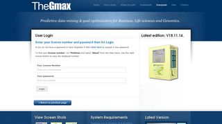 User Login | The Gmax