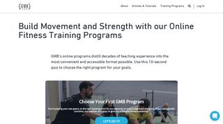 Fitness Training Programs: Building Movement & Strength | GMB Fitness