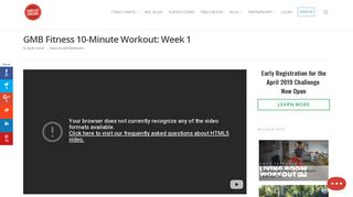 GMB Fitness 10-Minute Workout: Week 1 – Whole Life Challenge