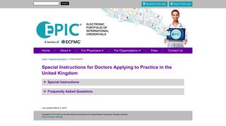 EPIC | General Medical Council Instructions
