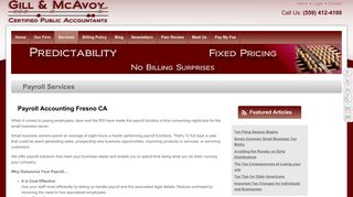 Payroll Accounting Fresno CA, Comprehensive Payroll Services