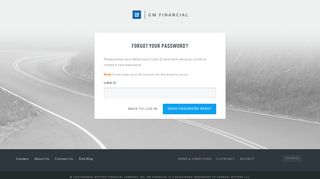 Forgot Password | GM Financial