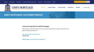 Customer Service for GMFS Mortgage