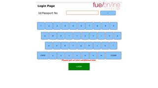 Online Training : User Login - Fuel