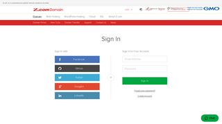 Sign in your Z.com Account