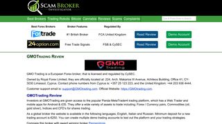 GMO Trading Review - Scam Broker