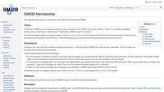 GMOD Membership - GMOD