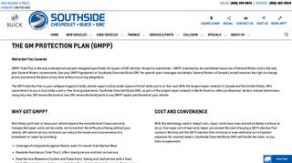 GM Protection Plan (GMPP) - Southside Chevrolet Buick GMC is a ...