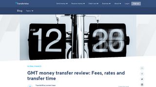 GMT money transfer review: Fees, rates and transfer time - TransferWise