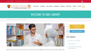 Welcome to GMU Library - Gulf Medical University