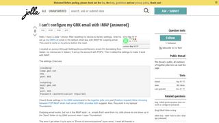 I can't configure my GMX email with IMAP [closed] - together.jolla.com