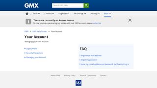 Your Account - GMX Support - GMX Help Center