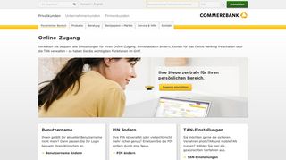 Online-Zugang - Commerzbank