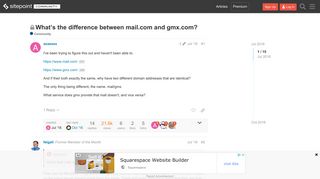 What's the difference between mail.com and gmx.com? - Community ...